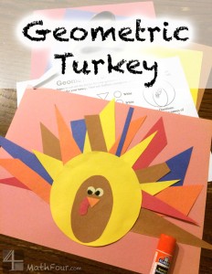 Geometric Turkey Math Craft Geometric Turkey Math Craft