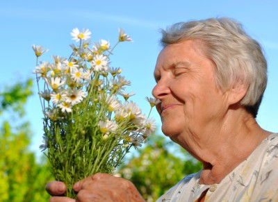 happy older person