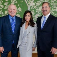 “Help…Hope…Healing,” with Terry Bradshaw was a Success! Source: Houston CultureMap, Terry Bradshaw, left, pictured with Hannah and Cal McNair