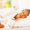 older woman sleeping well at night time